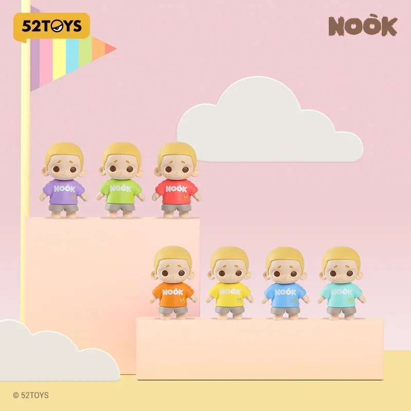 52TOYS NOOK MINI Doll (Радуга), красивая фигурка, коллекционная игрушка, украшение для рабочего стола, подарок на день рождения