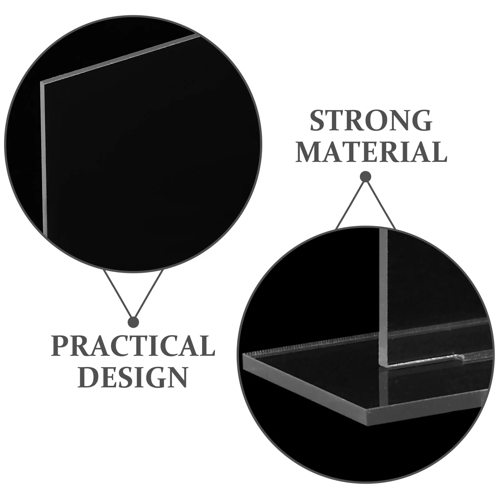 

6pcs Acrylic Number Signs Table Numbers Labels Blank Seat Labels For Wedding Party Banquet Reusable Numbers Stand Decoration