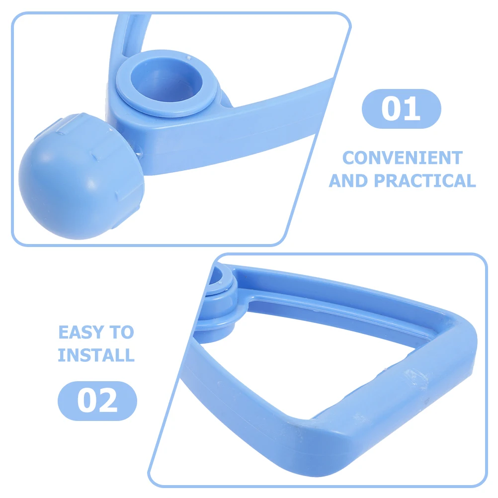 2 Pcs IV Pole Accessories Handle Fluid Stand Holder Part Drip Bag Plastic Medical Accessory
