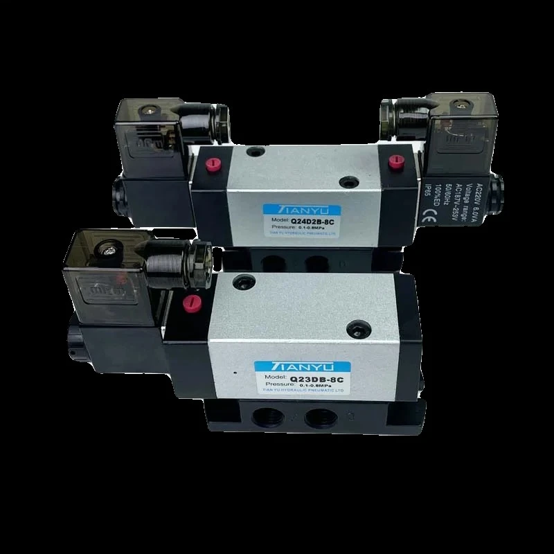 

Solenoid valve Q24DB-8C single control Q24D2B-08 double control Q23/25DB two-position four-way sliding plate reversing valve