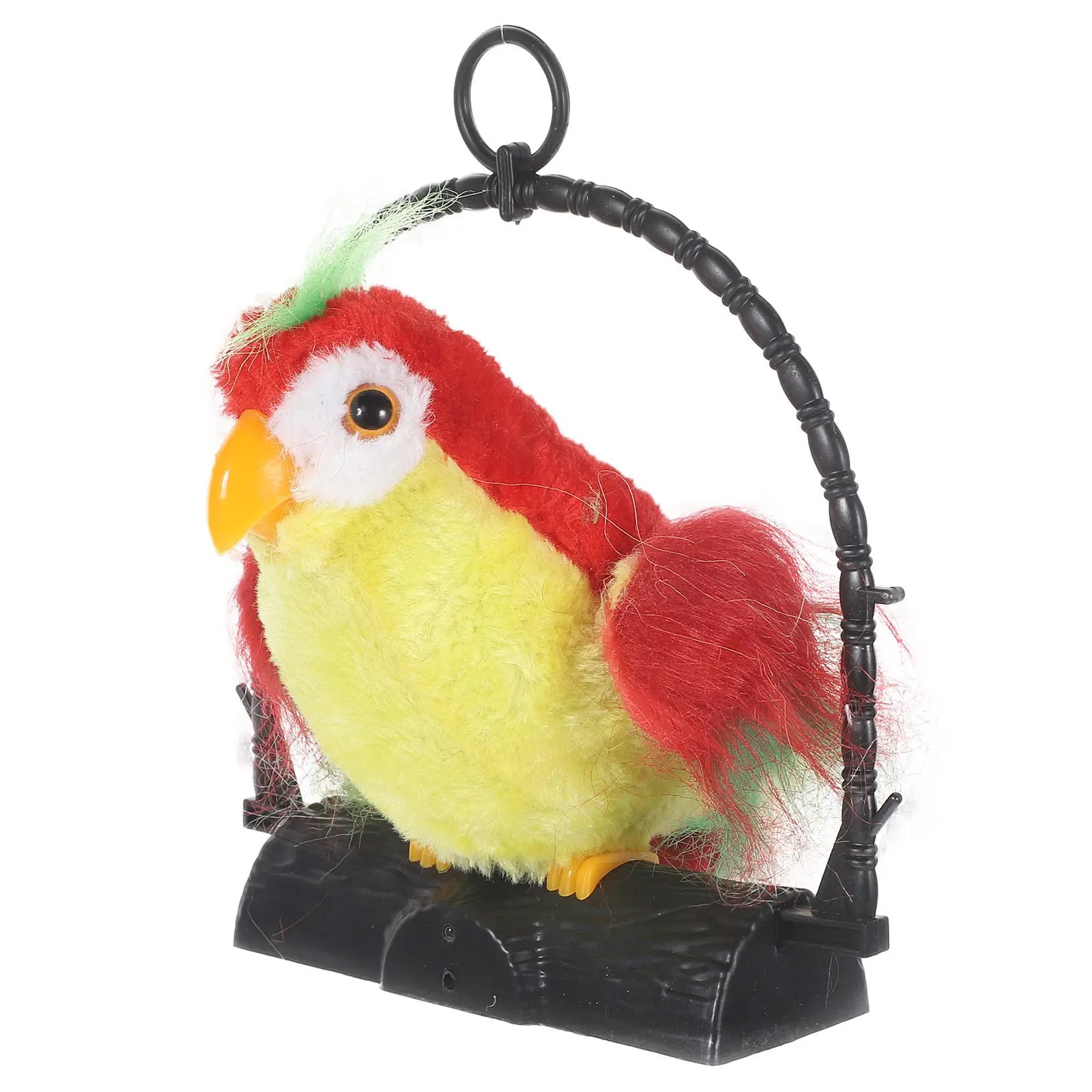 

Electric Recording Talking Parrot Hanging Decoration Early Educational Interactive Gift Battery Free Talking Parrot Toy