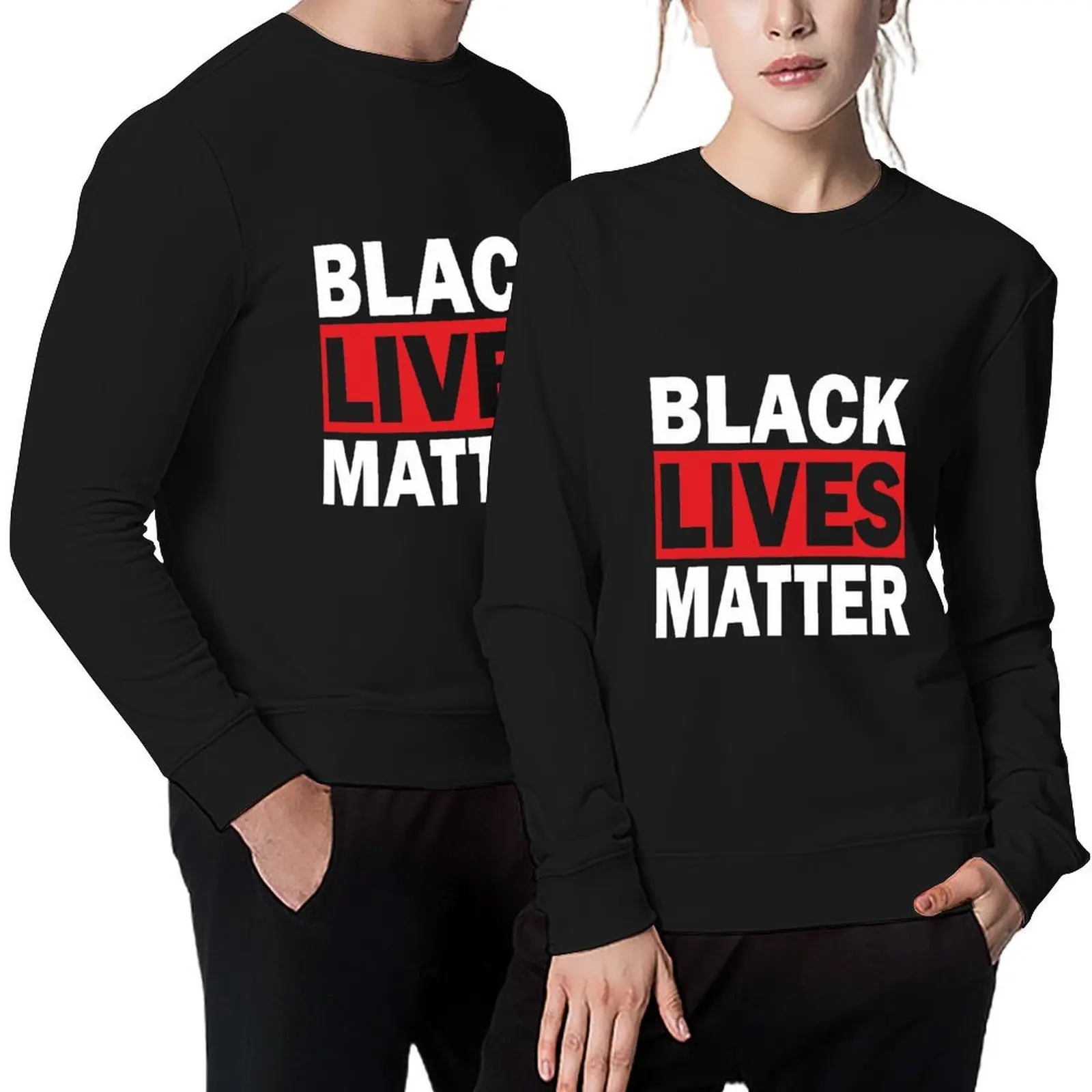 

Black Lives Matter Pullover anime clothing blouse men's sweat-shirt korean clothes oversize sweatshirt
