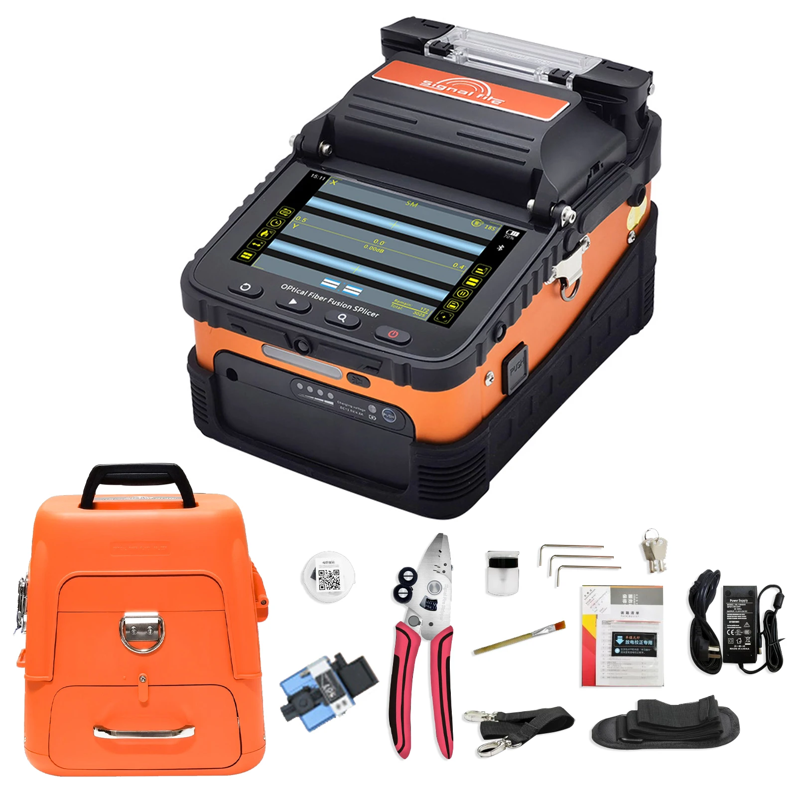 Signalfire Al6C+ Fiber Optic Fusion Machine Professional Optical Communication Equipment for Efficient Connectivity view 3