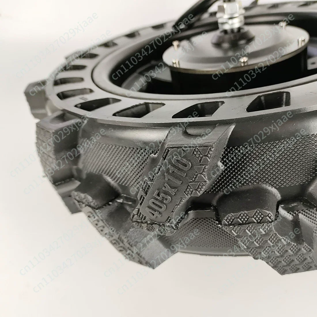 Tooth speed ratio 1:5 trolley low speed motor wheel agricultural tire 16 inch solid tire steel tooth