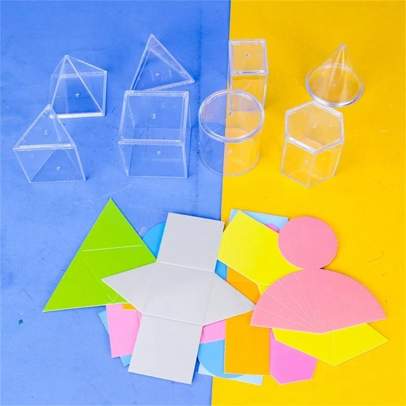 8 Cái Hình Học Mẫu Tháo Lắp Cube Hình Trụ Nón Đồ Chơi Toán Học Tài Nguyên Học Giáo Dục Tặng Thả Vận Chuyển