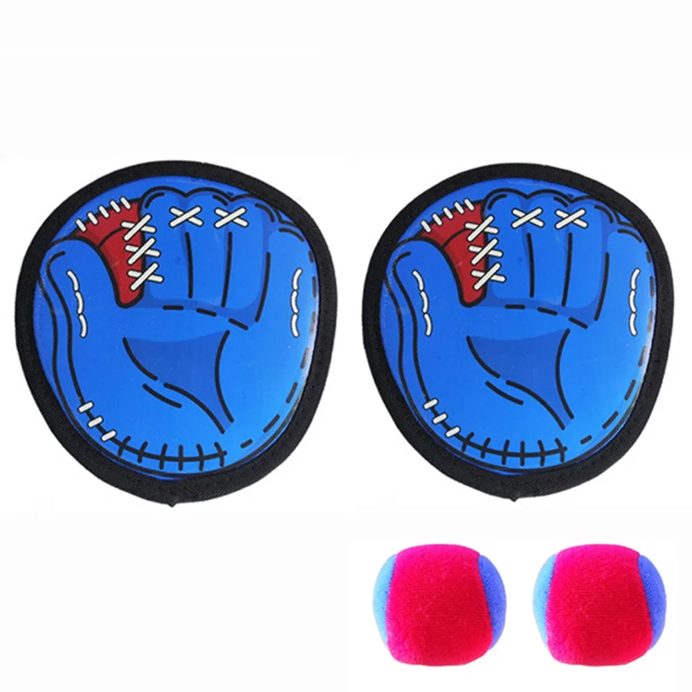 

Creative Catching Ball Game Colorful Ball Racket Throwing Ball Reused Catches Hand-Grabbed Ball Parent-Child Interactive