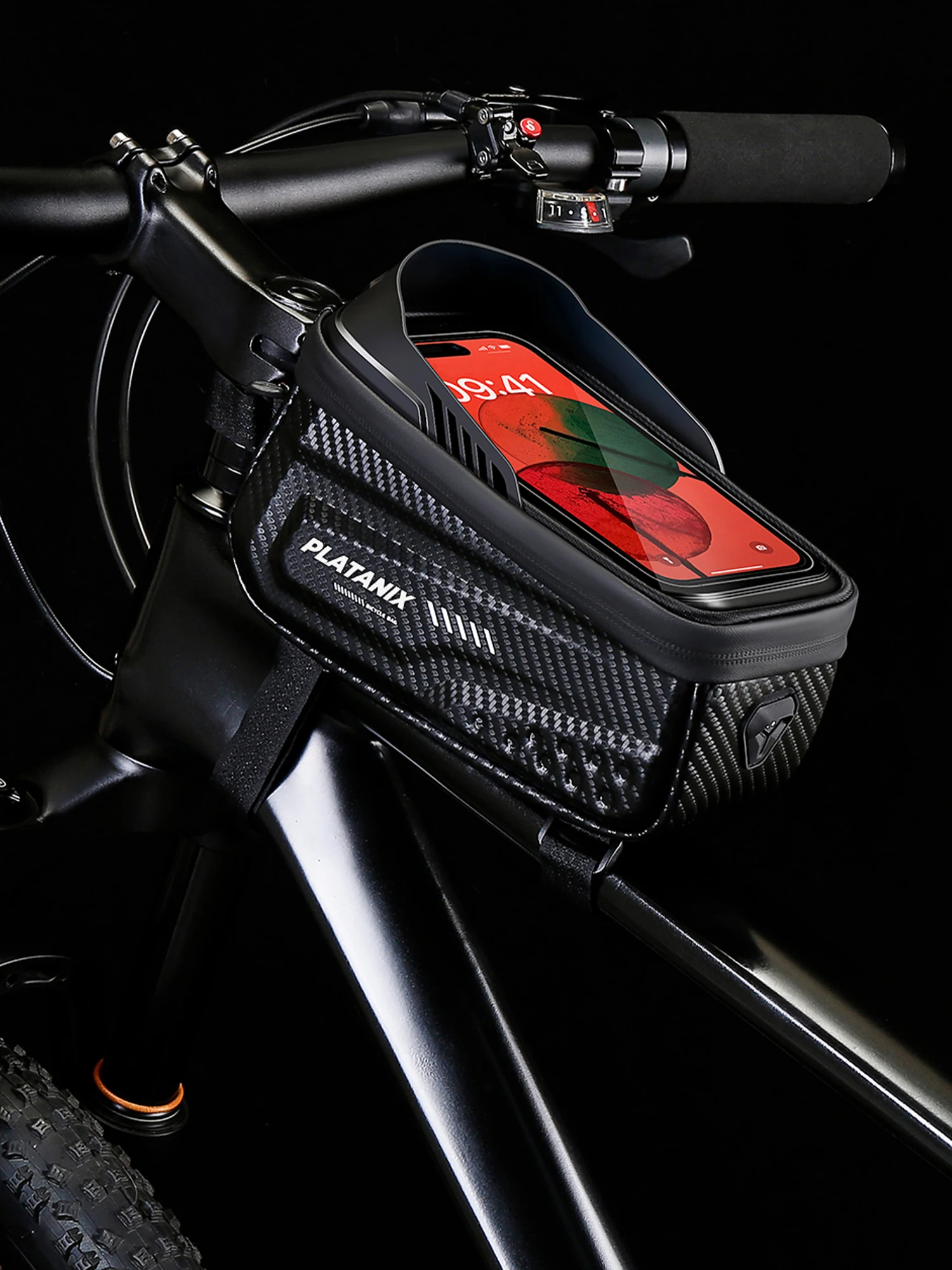 AliExpress Platanix PLATANIX EVA Hard Shell Bike Top Tube Bag Waterproof Touch Screen Phone Holder Frame Bag Cycling Storage Pouch