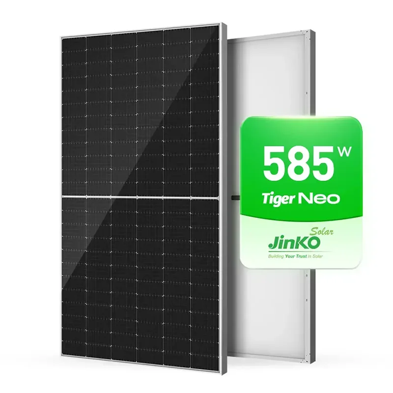 Jinko Solar Panel Single glass 580w 585W 590w 595w 600W 605w N-Type 72 Half Cell Monofacial PV Modules 144Cells Half-Cut