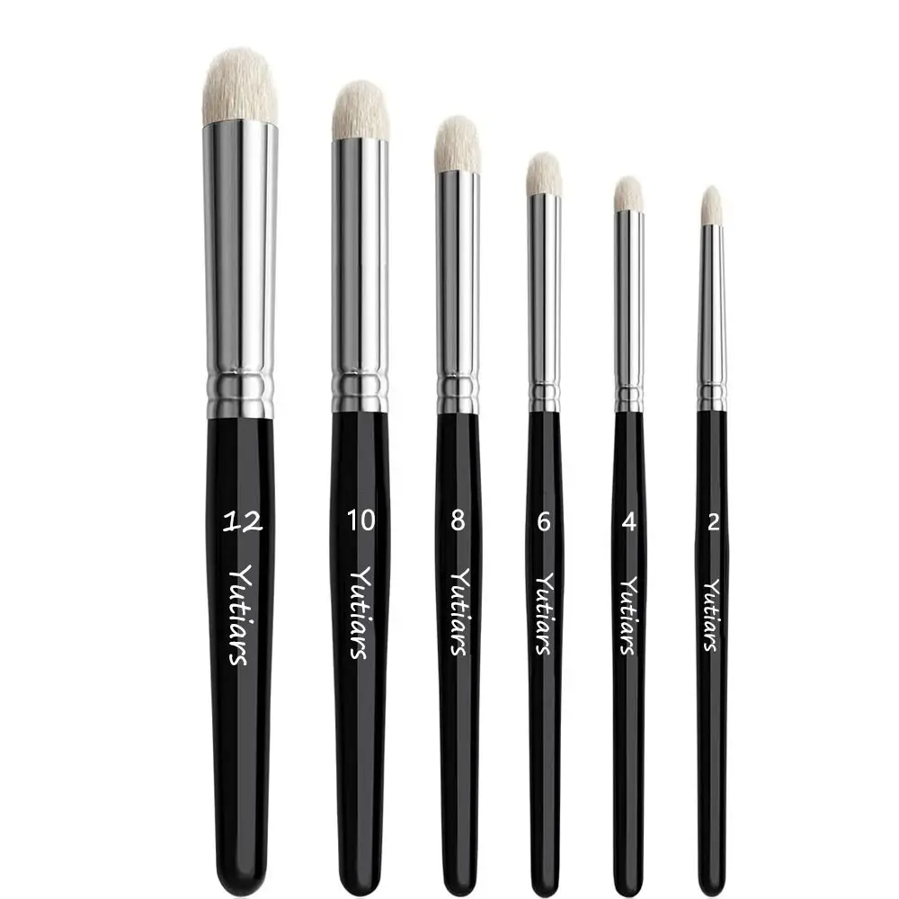 6 Pcs Miniature Art Painting Paint Brush Set Micro Detailing Fantasy Figurines Wood Handle Brushes Fine Detail Scale Models