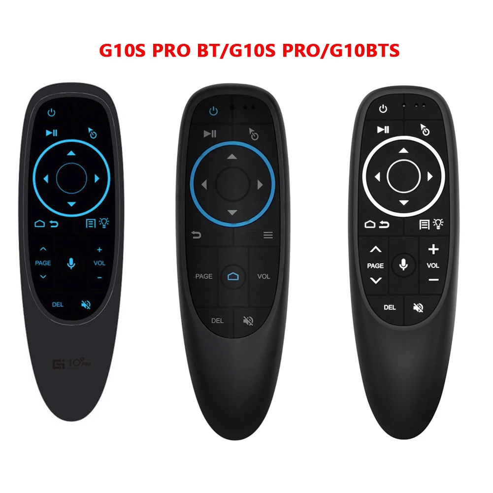 G10S PRO BT  Bluetooth-compatible 5.0 Voice Remote Control 2.4G Wireless Air Mouse  for Android TV Box Projector Computer