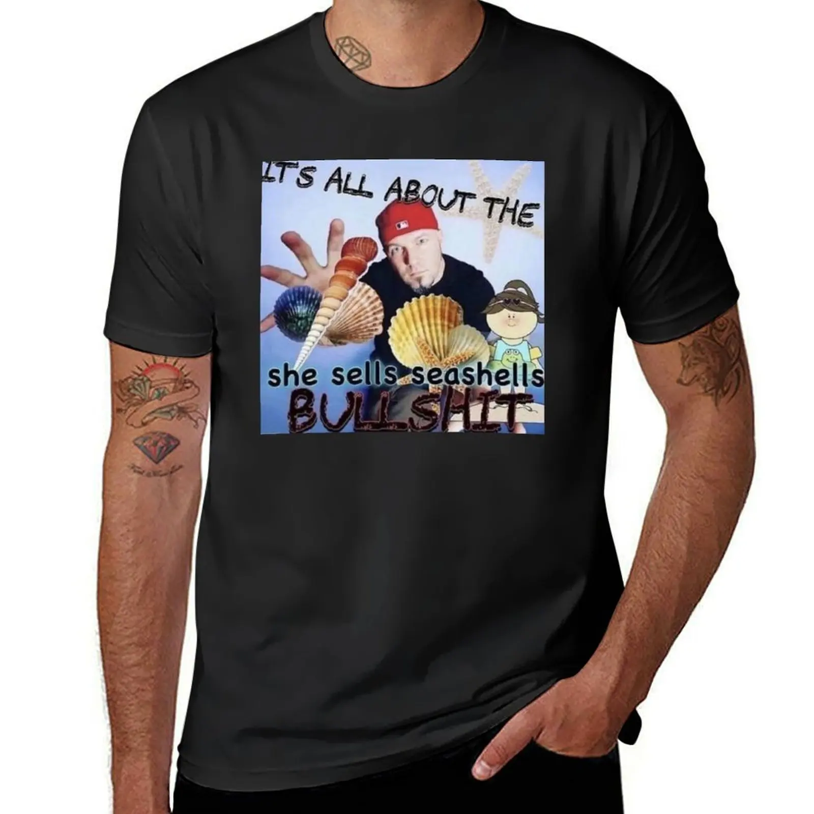 limp bizkit seashells T-Shirt customs design your own tops summer top mens t shirt graphic