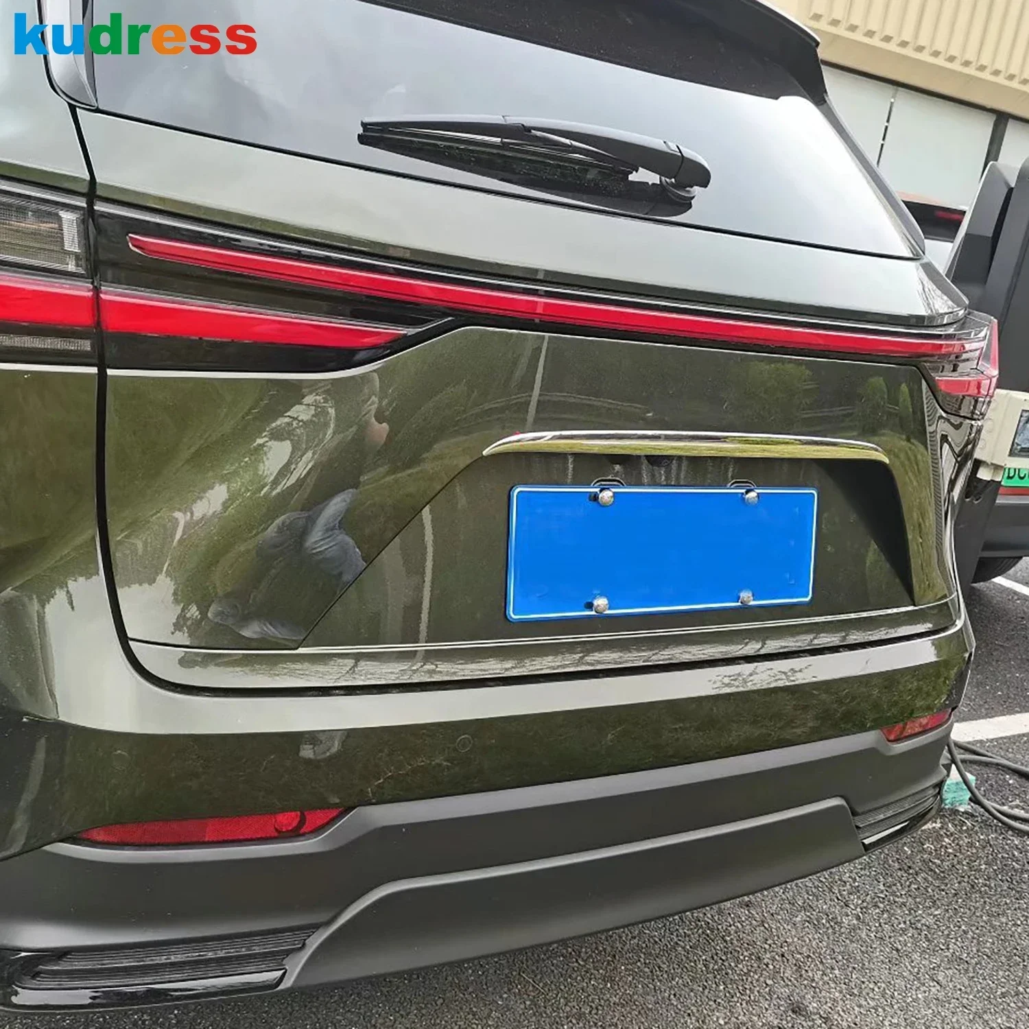 Rear Trunk Lid Cover Trim For Lexus NX 250 350 350H 450H 2021 2022 2023 2024 Chrome Car Tailgate Molding Strip Accessories