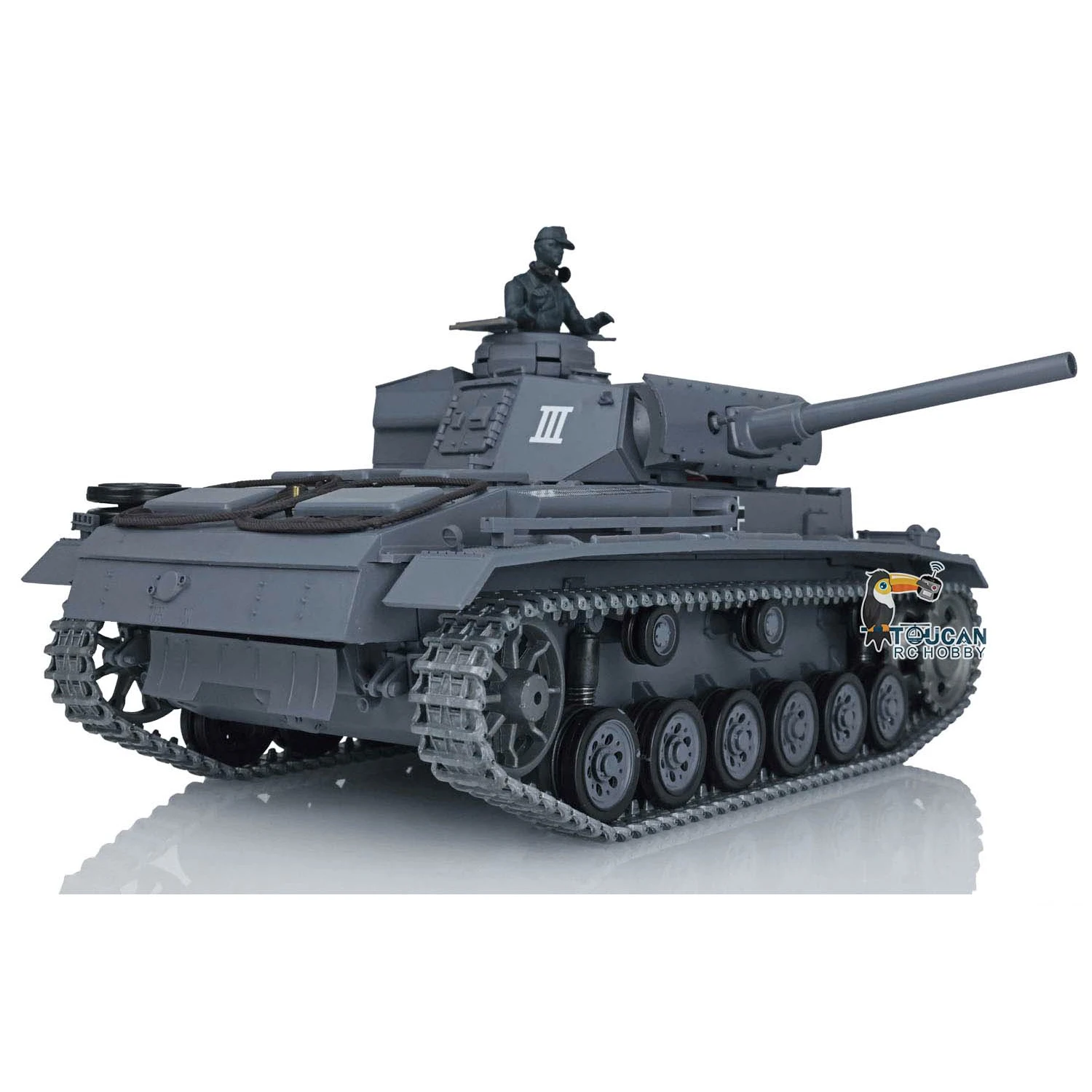 Spielzeug im Maßstab 1/16 heng long 7,0 verbesserter Panzer iii l rtr rc Tank 360 w/° Revolver rc Panzer für Jungen TH17343-SMT4