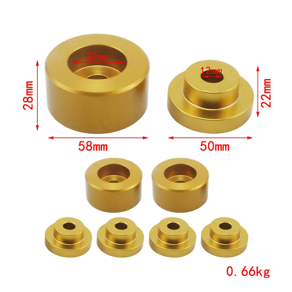 Auto Metal Replacement Subframe Body Solid Differential Diff Mount Bushings Kit For 240SX S14 S15