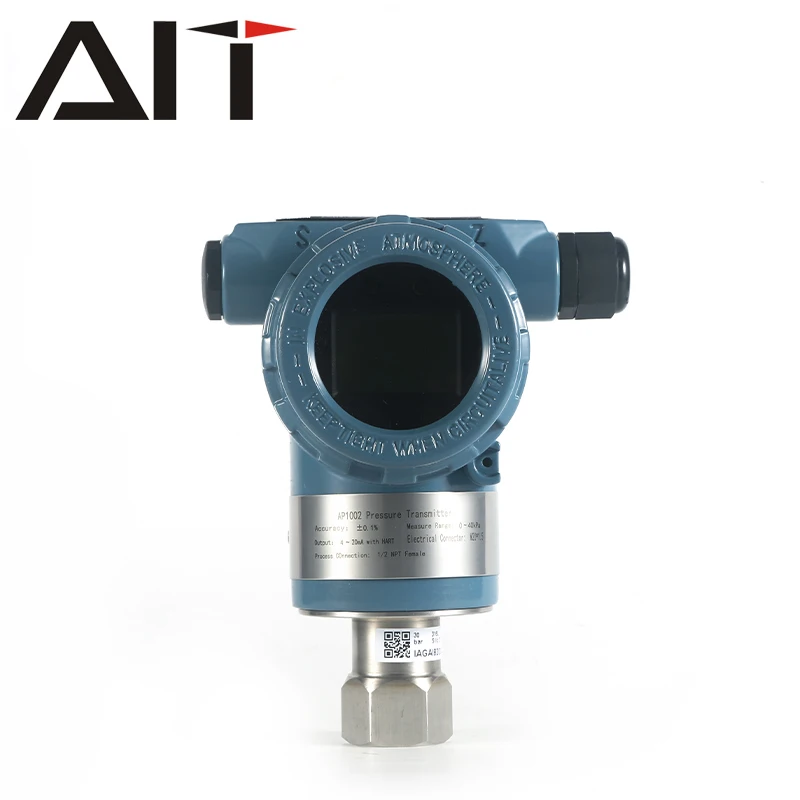 Aluminum alloy housing 2-wire type 4 to 20mADC output pressure transmitter with HART communication protocol