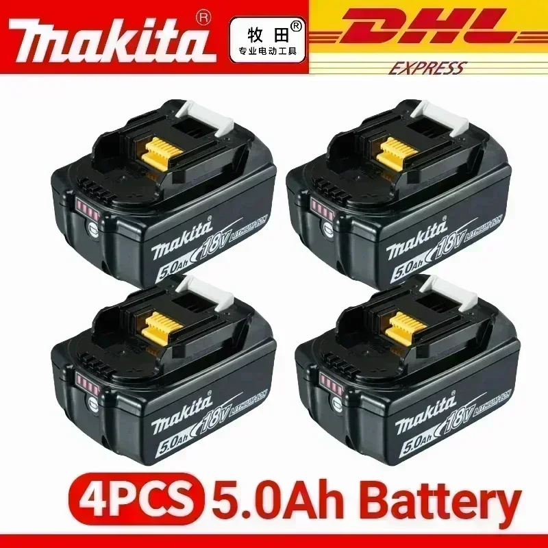 100% originele Makita-batterij, 6.0Ah 18V oplaadbare batterij voor DHP489 DGA404 DDF487 DTD173 DAS180 HR140D Makita 18V elektrisch gereedschap