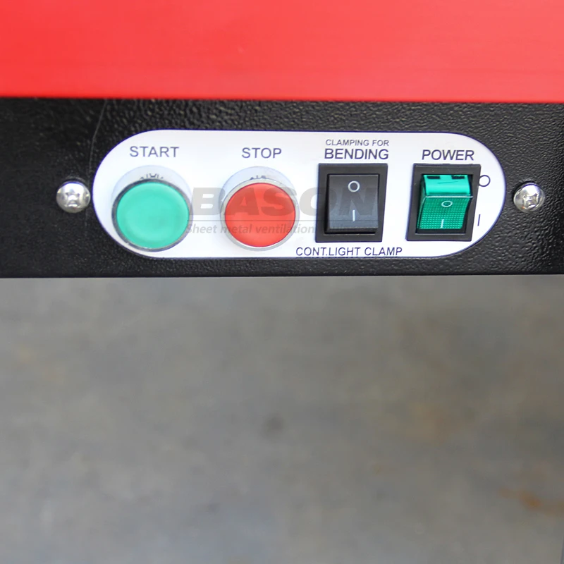 HVAC Duct Machine Easy Operation Magnetic Bending Electromagnetic Sheet Metal Bending Machine