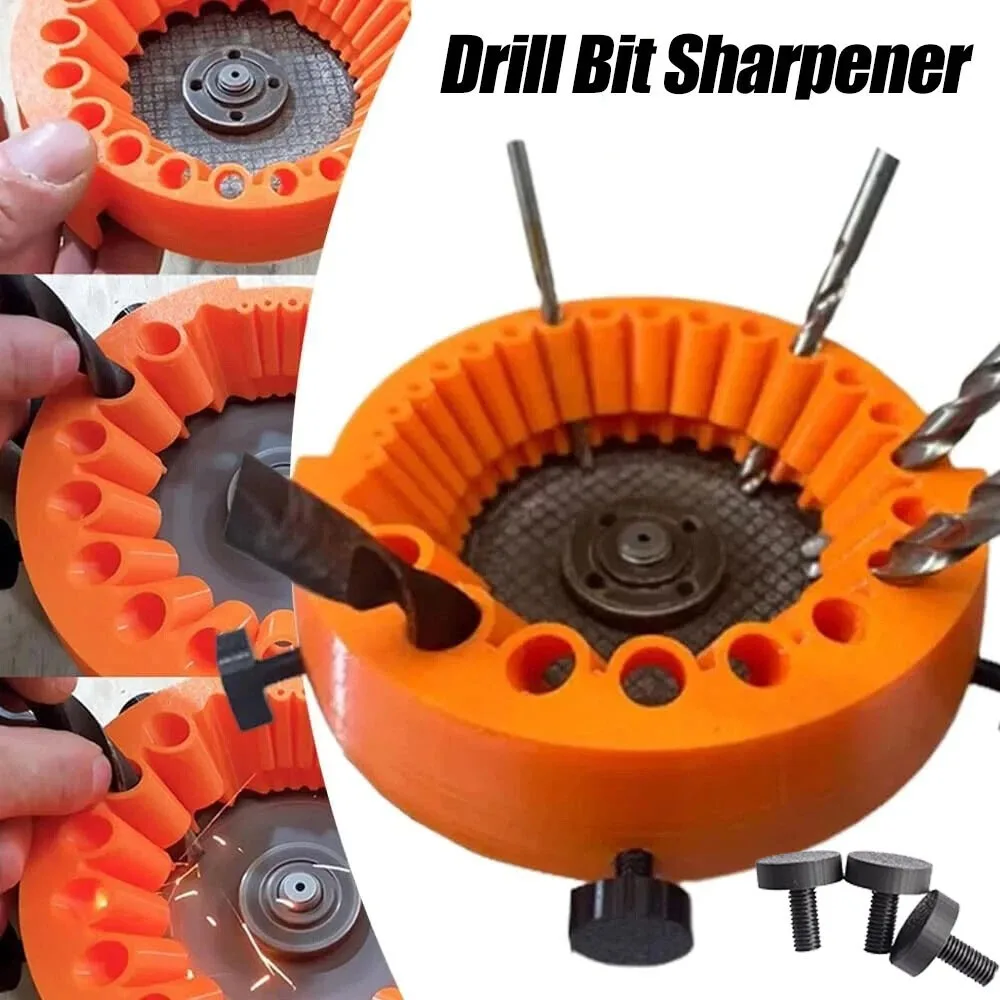 Multipurpose Drill Bit Grinding Sharpener Polishing Grinding Tool 125mm Angle Grinder Powered Tool Parts For 2-13mm Drill Bits