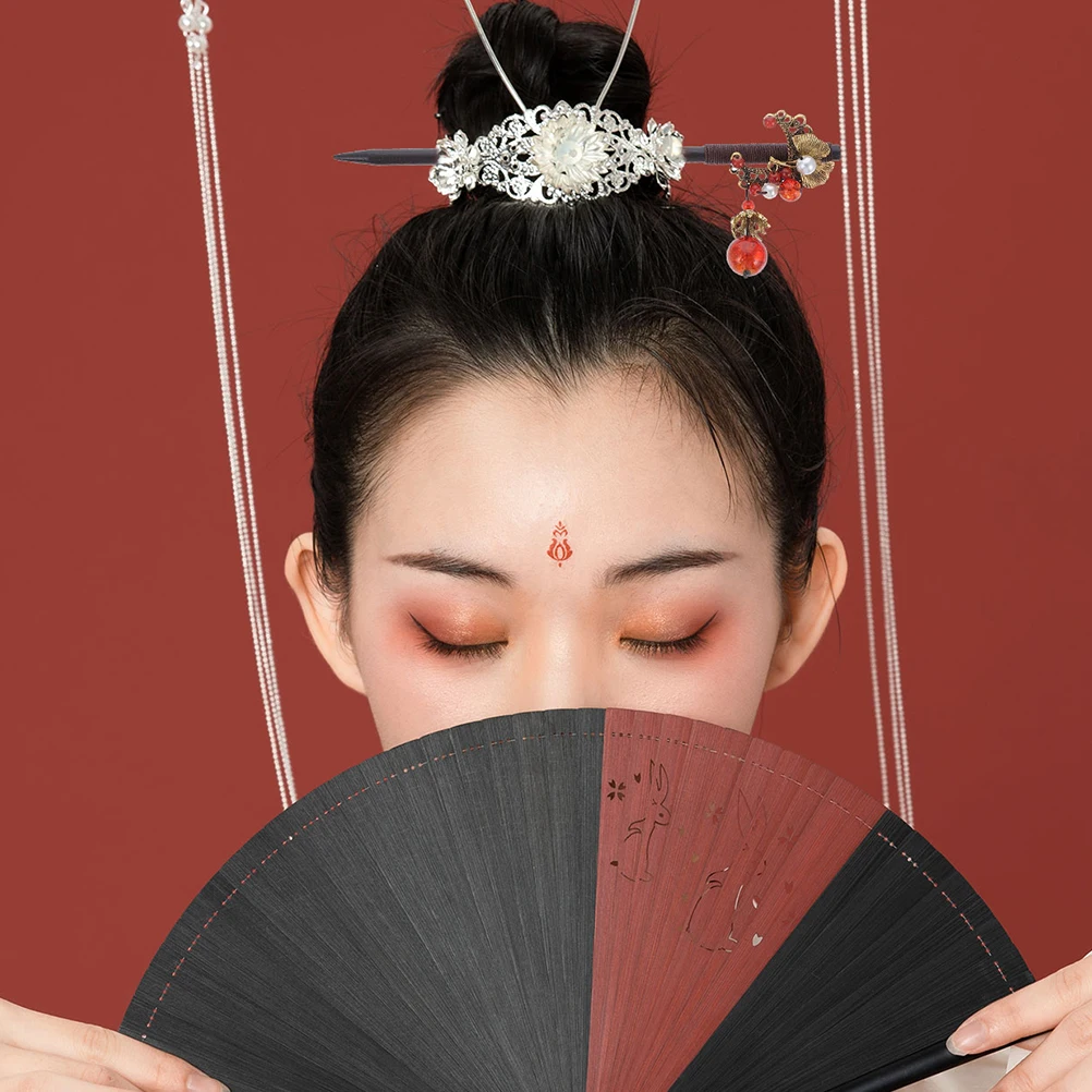 

2pcs Tassel Hairpin Accessories Women Guest Stick Retro Headdress Hanfu Ethnic Hair Stick Bright Design Matching