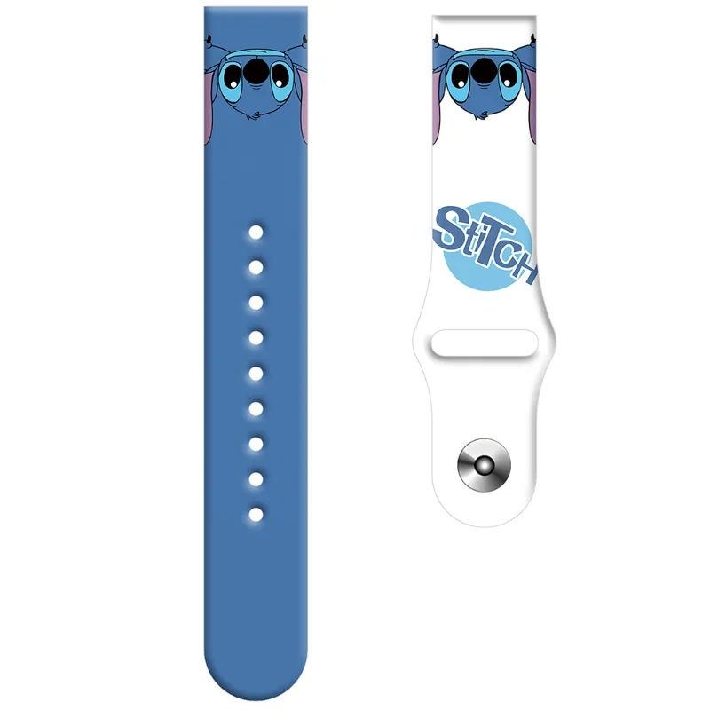 Disney Stitch Cartoon Strap For Apple Watch Band 44mm 40mm 45mm 41mm 49mm 42mm 38mm 44 45 mm bracelet iwatch 7 se 4 5 6 8 Ultra