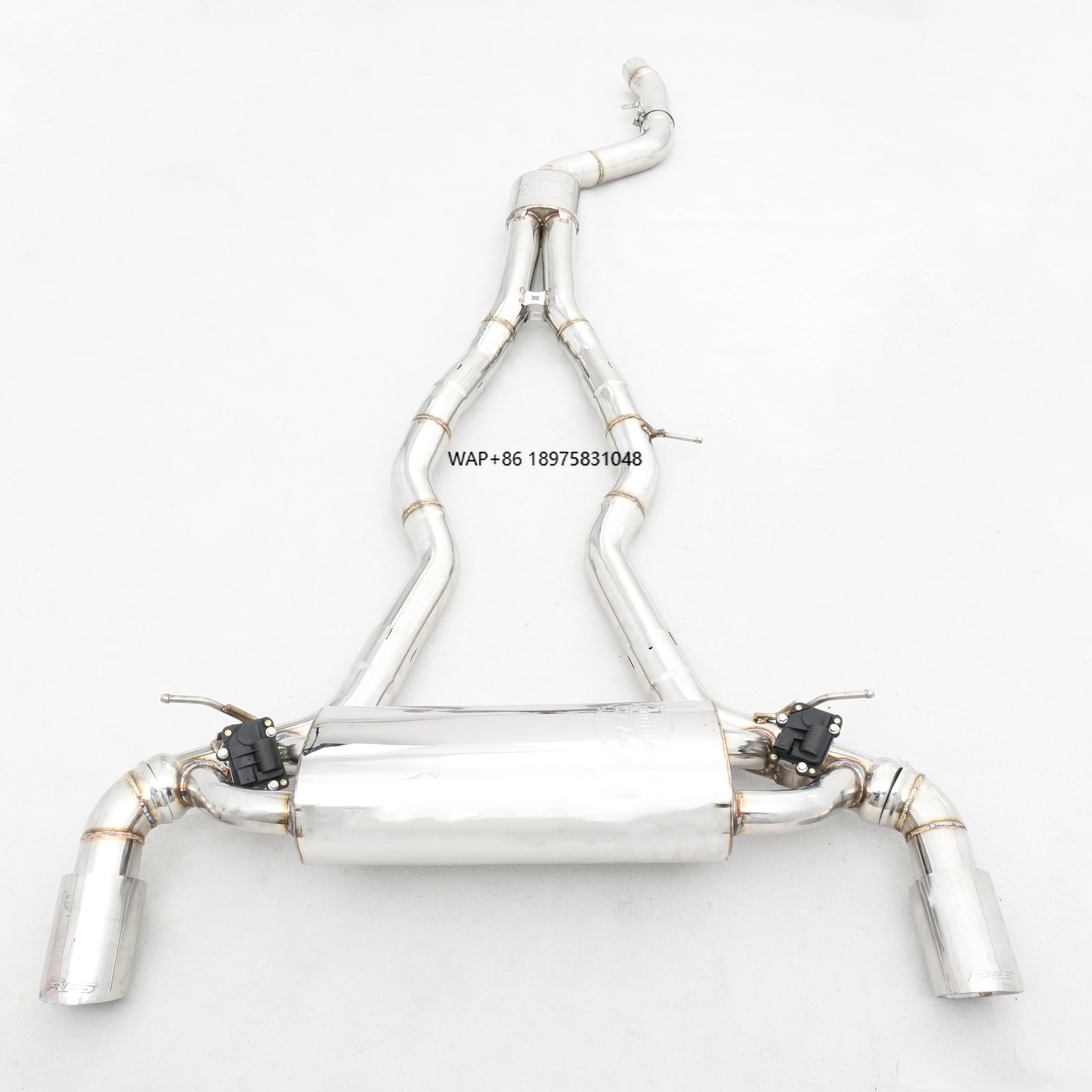 

Custom 304 Stainless Steel/Titanium Valved Exhaust System for A90 3.0T Vehicle Exhaust Pipes Designed for