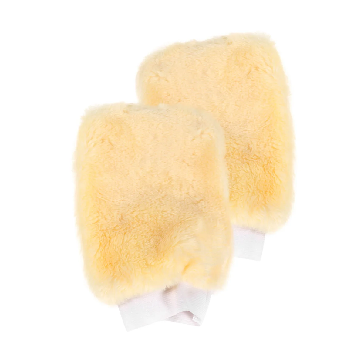 

2pcs 1 Mitt Double Sided Premium Fabric Gloves For Car Scratch-Free Cleaning Tool Lightweight Auto Detailing Glove Car