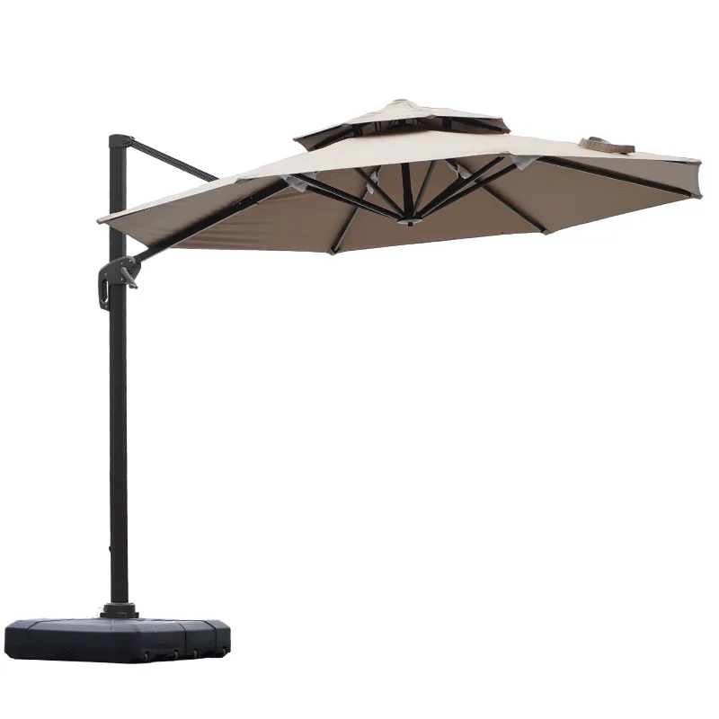 Yuyi outdoor parasol courtyard umbrella balcony outdoor stall large advertising sun umbrella garden outdoor Roman umbrella