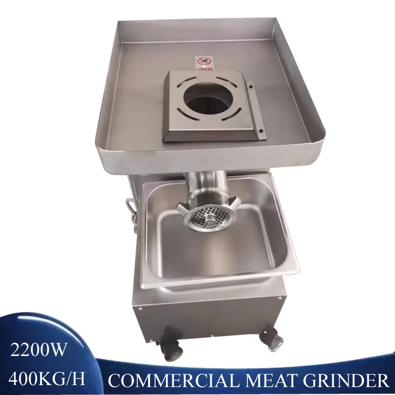 

110V 220V Stainless Steel Electric Meat Grinders Home Sausage Stuffer Meat Mincer Commercial Mincer