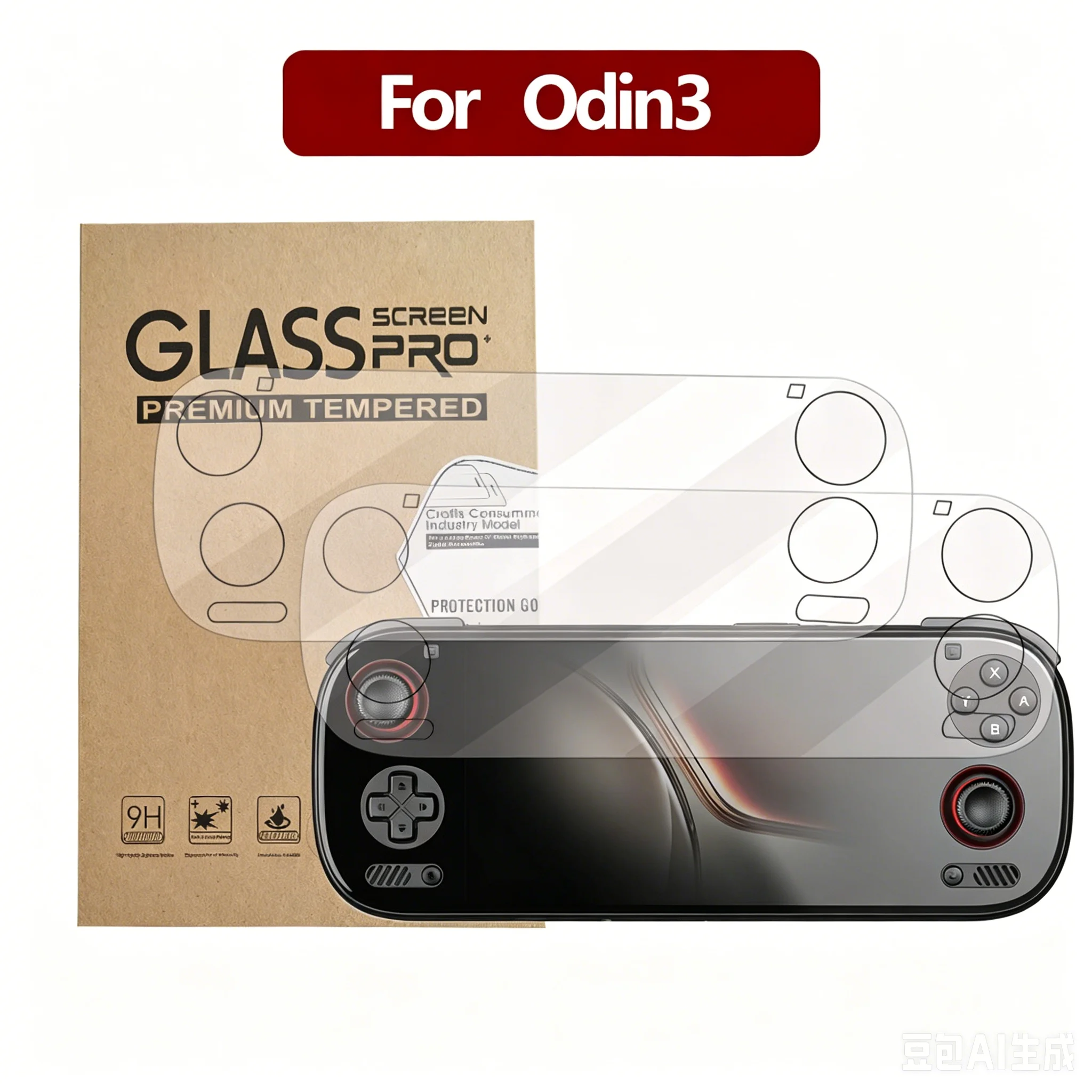 2 Pack Screen Protector  Cover Anti-Fingerprint HD Clear Flexible 6h Hardness Screen Guard for AYN Odin 3 Odin3 Soft PET Film