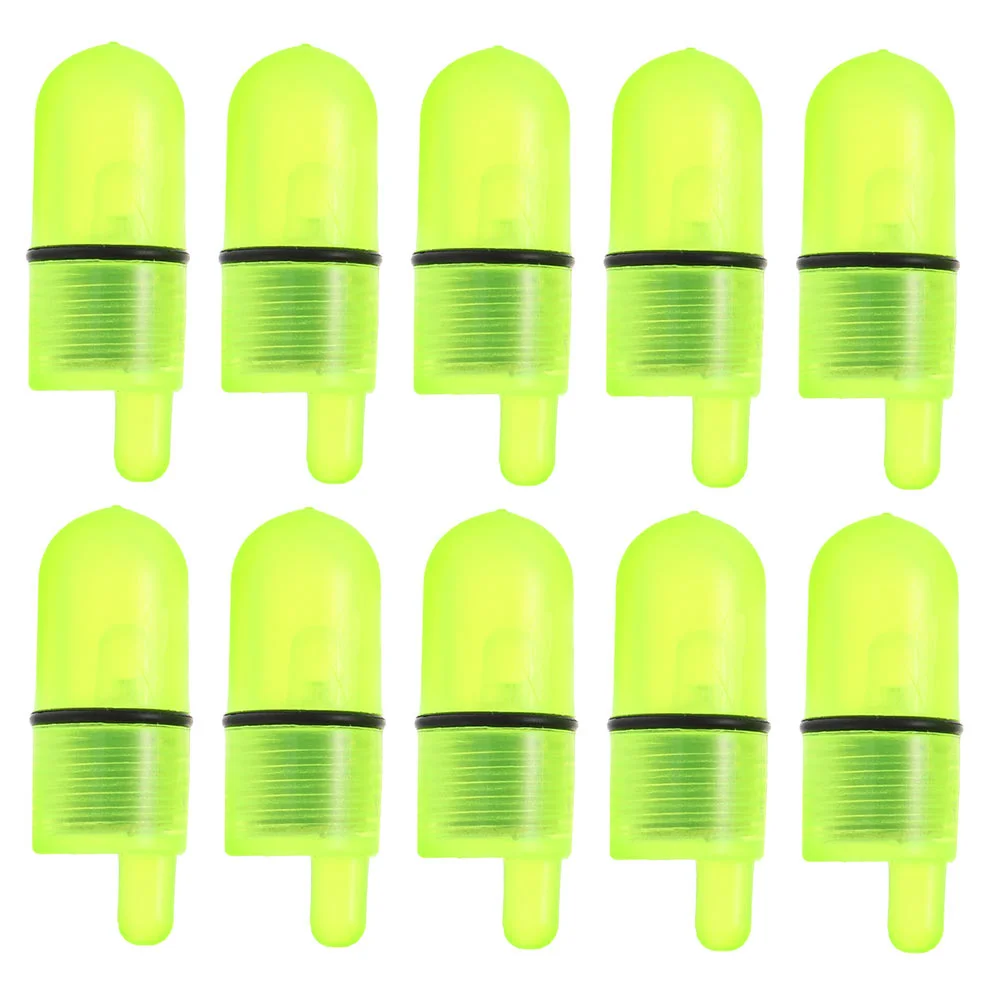 30 Pcs LED Fishing Night Light Bell Luminous Rod Bites Lights Shine Plastic Alarm