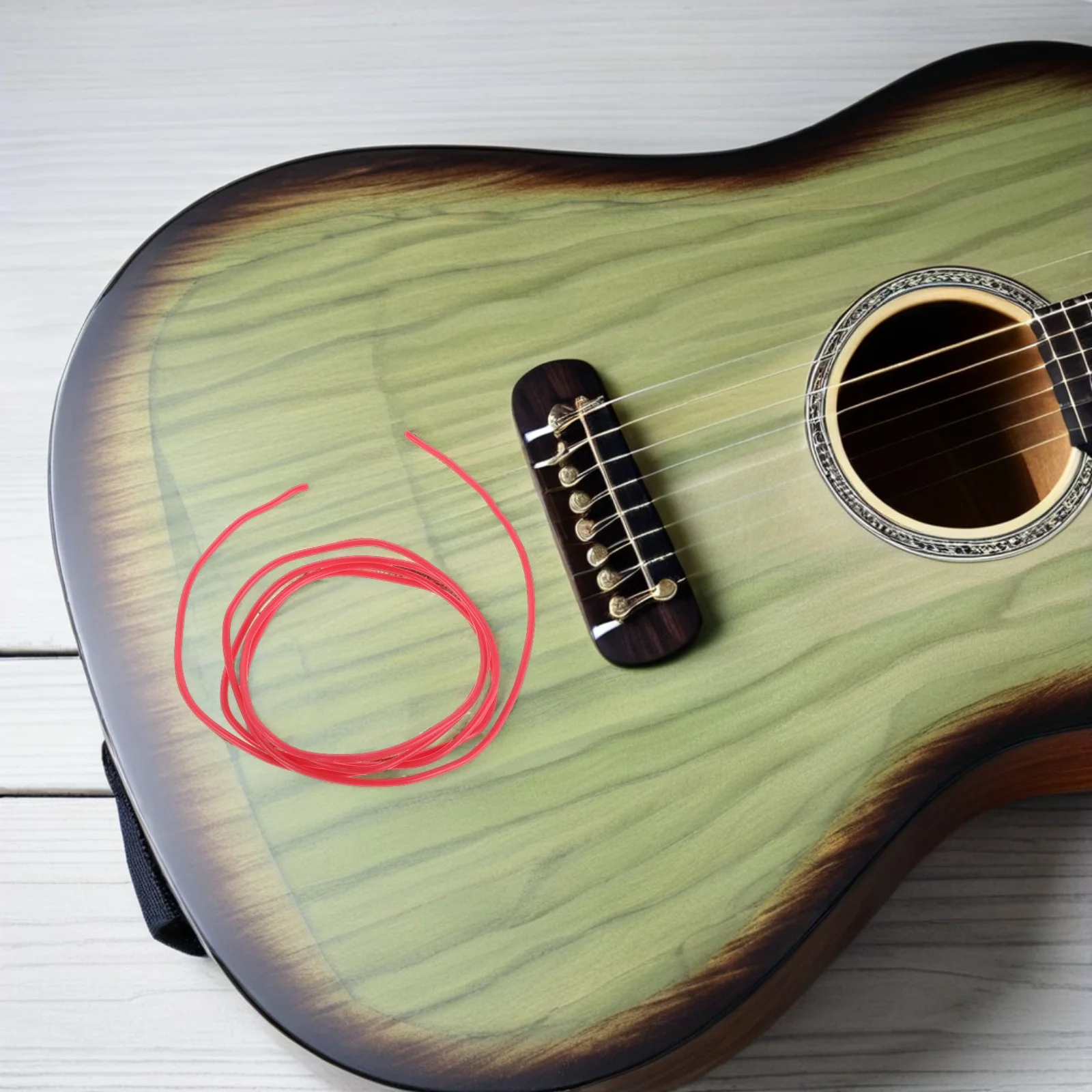 2Pcs Electric Guitar Wiring 1m Shielded Silicone Cable Copper Pickup Wire Bass Parts Accessories Vintage Style