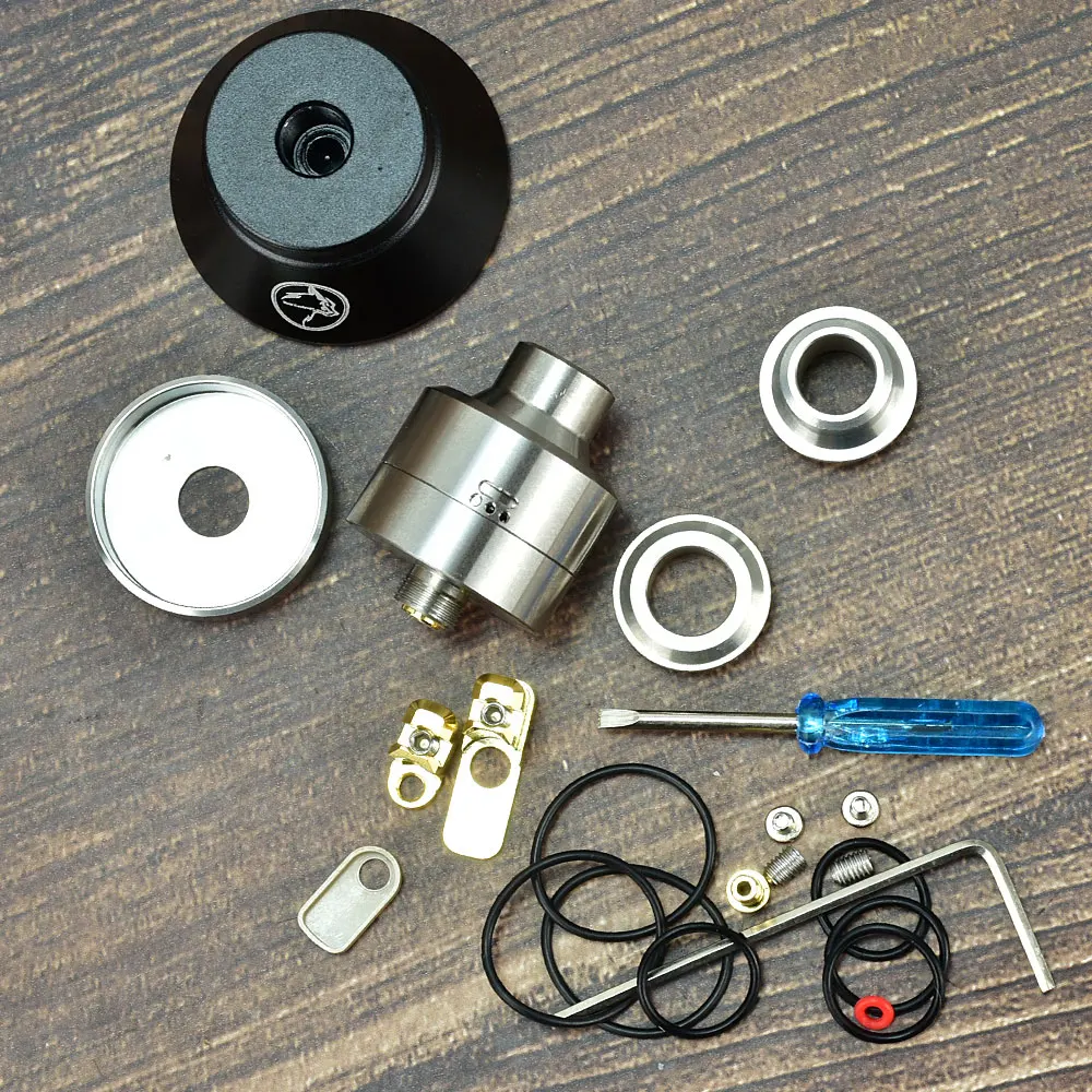 wolfcoolvape Nisshoku rda vape mtl 22MM rda vape tank 316SS tank mtl rda 24mm Beauty ring Rebuildable drip tip Atomizer