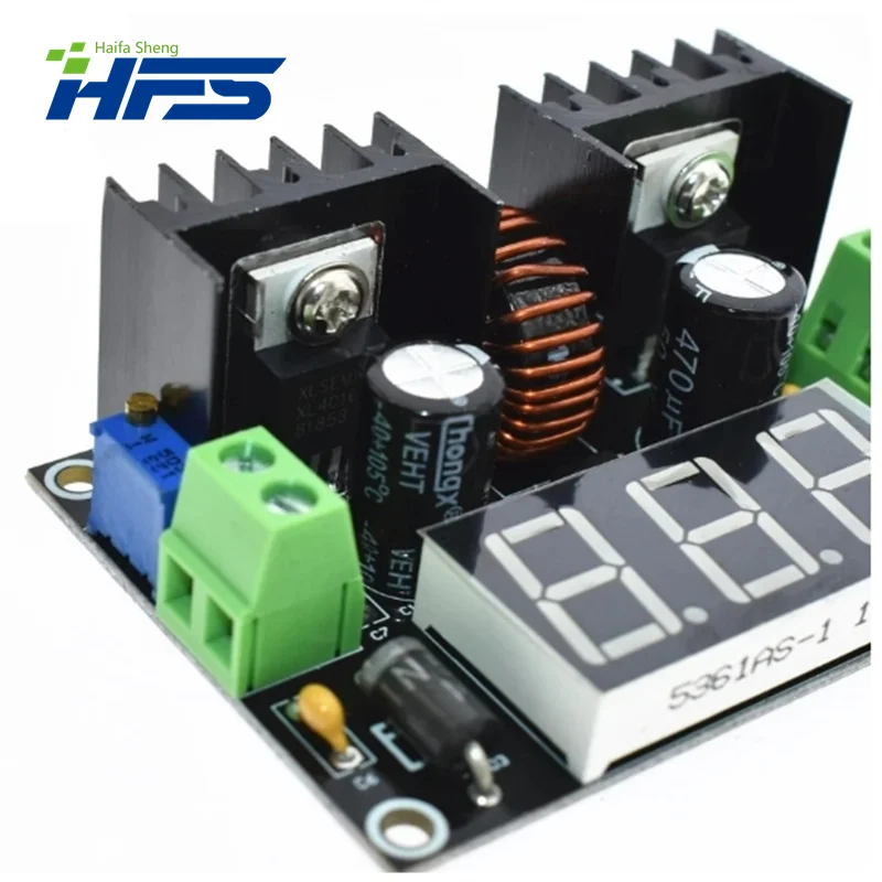 official VHM-142 DC 4-40V 8A Voltage Regulator Module Digital PWM Adjustabl DC-DC Step Down Voltage Regulator DC XL4016E1