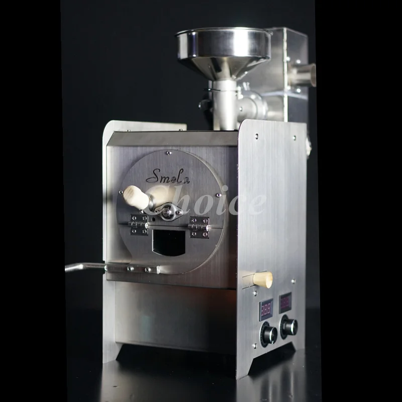 Professional Electric Heating Glass Rotate Drum 300g Coffee Beans Baking Machine Coffee Roaster Machines Stainless Steel