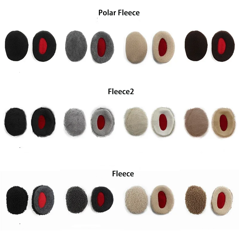 M 겨울 남녀공용 폴라 플리스 귀마개, 단색 따뜻한 스플릿 타입 귀마개, 야외 사이클링 스키 워머 이어플랩 이어 커버