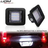 iJDM Xenon White LED OEM-Fit 3W Full LED License Plate Light Assemblies For 2015-2020 Ford F150, For 2017-2020 Ford Raptor T10