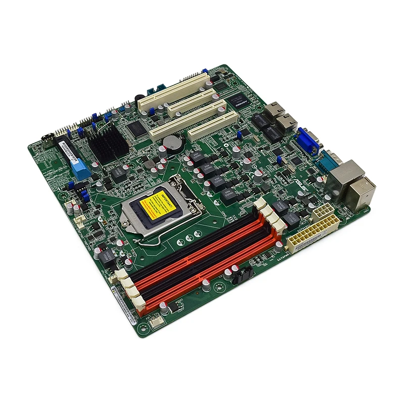 ASUS P8B-M Socket 1155 UATX Motherboard 4×DDR3 DIMM C204 Support CPU Intel Xeon E3-1270 V2 I7-3770 I7-2600 4×SATA II 1×PCI