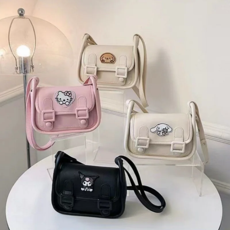 

Sanrio Kuromi My Melody Kawaii Crossbody Bag Cartoon Backpack Large Capacity Cosmetic Storage Christmas Birthday Gift For Girls