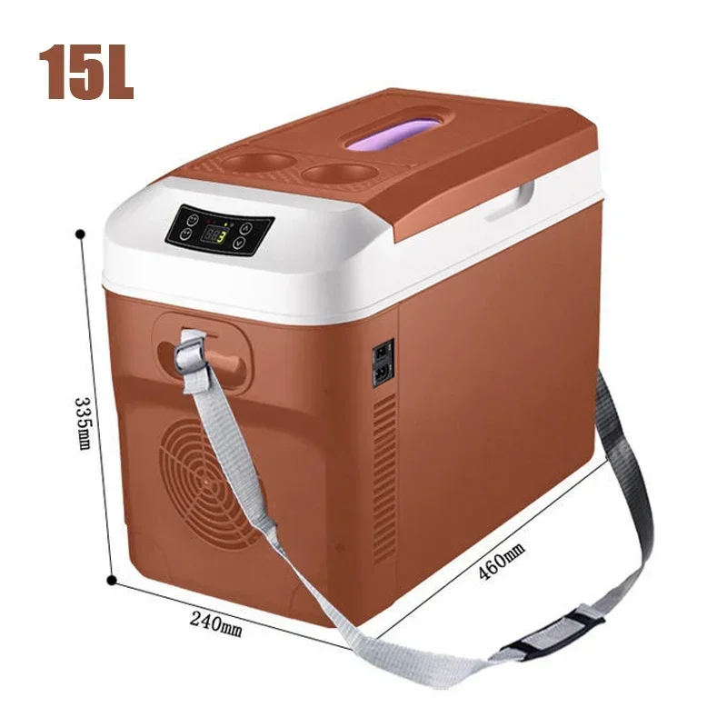 15L, 20L Auto Refrigerator Dual Use Of Car And Home 2025 Summer Outdoor Camping Picnics Digital Display Screen Car Mini Fridge view 6