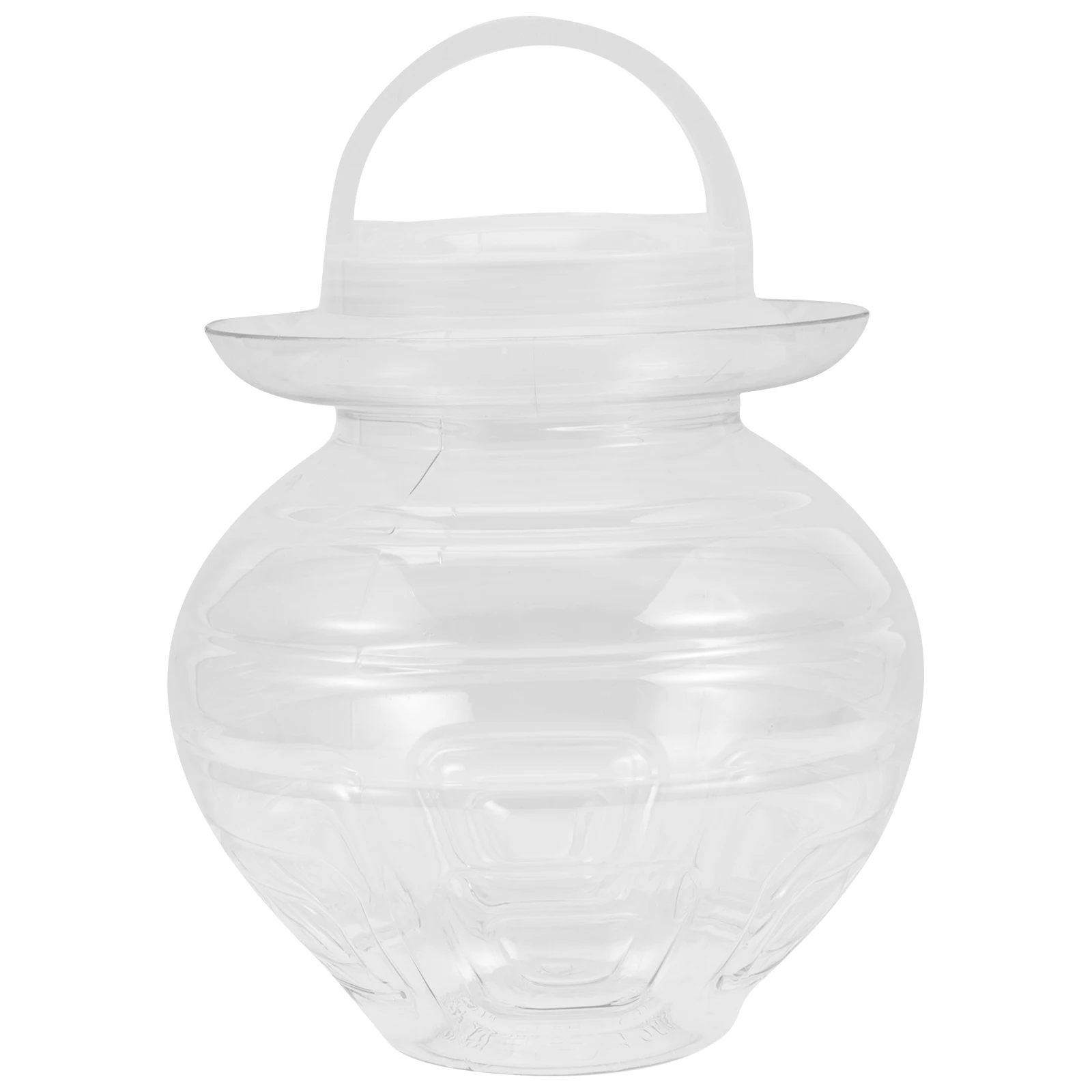 

Pickle Jar Pickling Container Separator Glass Food Fermenting Plastic Pickled Vegetable Containers with Strainer
