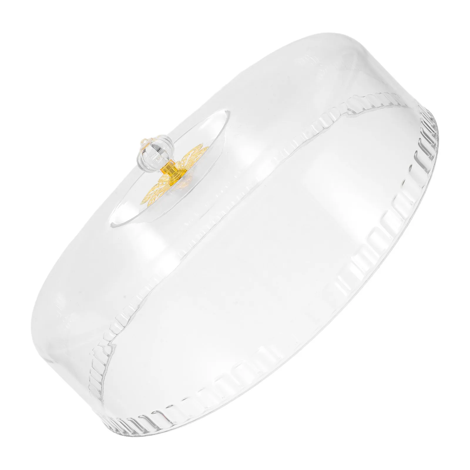 Dôme à gâteau transparent en plastique de 11 pouces, couvercle de service pour gâteaux, cloche de présentation alimentaire, couvercle de dôme à pâtisserie, couvercle transparent pour plateau à fromage