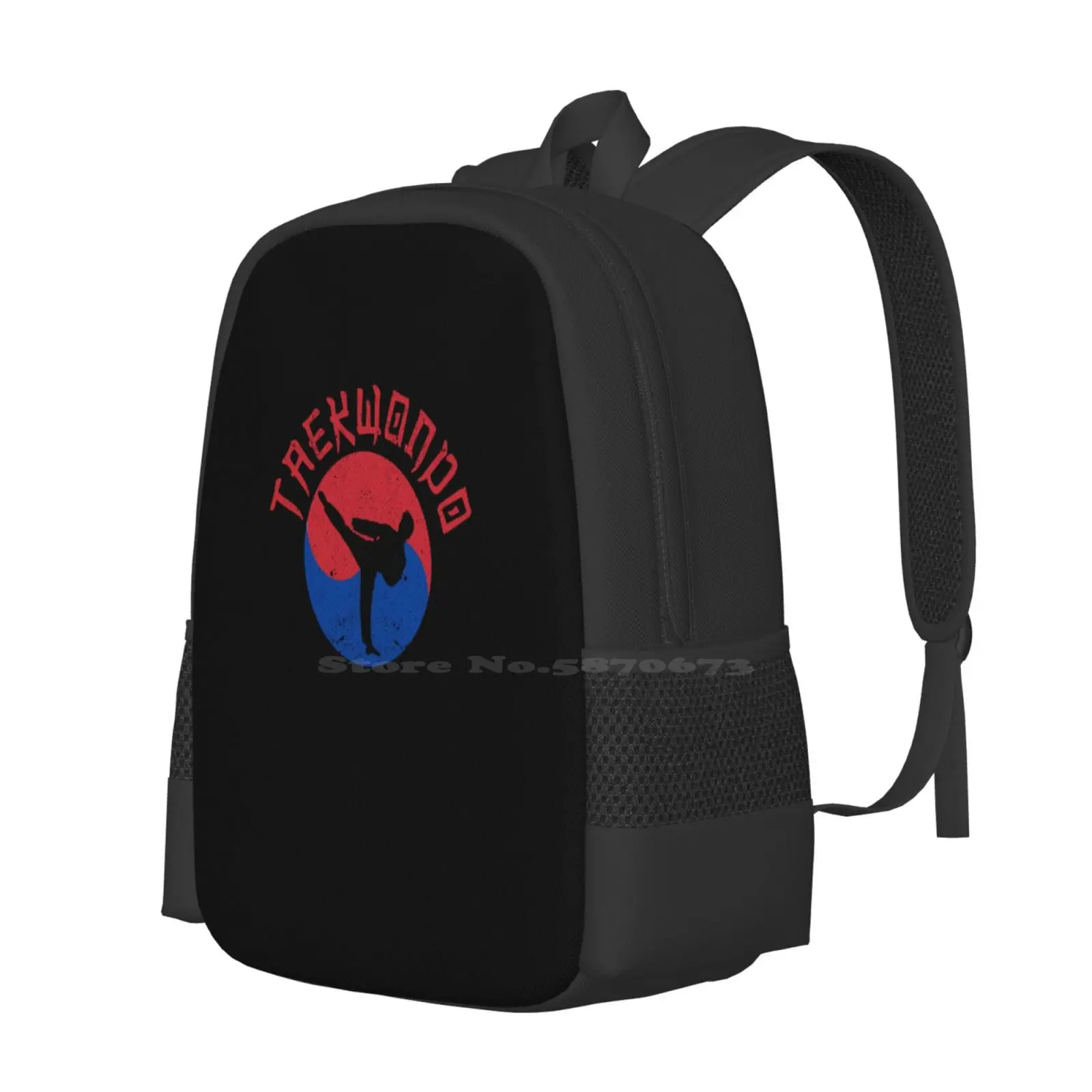 Tae Kwon Do Eum Yang Funny Taekwondo Korean New Arrivals Unisex Bags Student Bag Backpack Yang Taekwondo Tae Kwon Do Korean