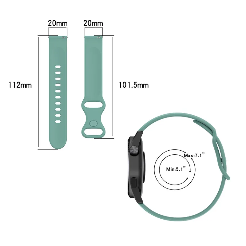 20 مللي متر 22 مللي متر لينة حزام ساعة سيليكون الفرقة ل Garmin Venu SQ Forerunner 245 متر 645 متر معصمه ل Vivoactive 3 سوار Correa