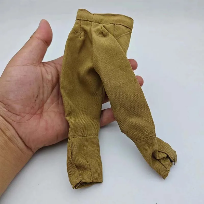 1/6 Scale WWII Sergeant Pants Officer Trousers Model for 12in Action Figure Doll Body Toys Accessory