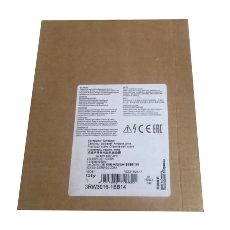New original 3RW30161BB14 SIRIUS 4KW soft starter 3RW3016-1BB14 spot