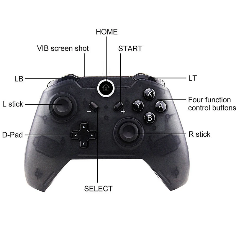 Wireless Bluetooth Gamepad For Nintend Switch 6 Axis Joystick Remote Controller For Nintend Switch Pro Console Gamepads