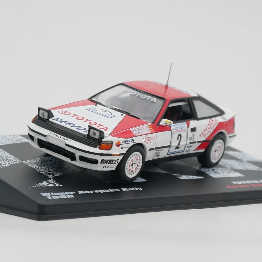 

Литые под давлением Ixo масштаб 1:43, Toyota Celica GT-4 WRC 1990, Классическая ностальгическая модель автомобиля, коллекционная игрушка, подарок, демонстрационное украшение