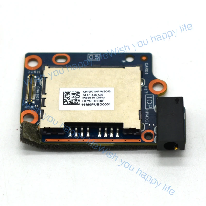 L... New SD Card Rearder Audio Board For Dell XPS 17 9720 9730 Precision 5770 M5770