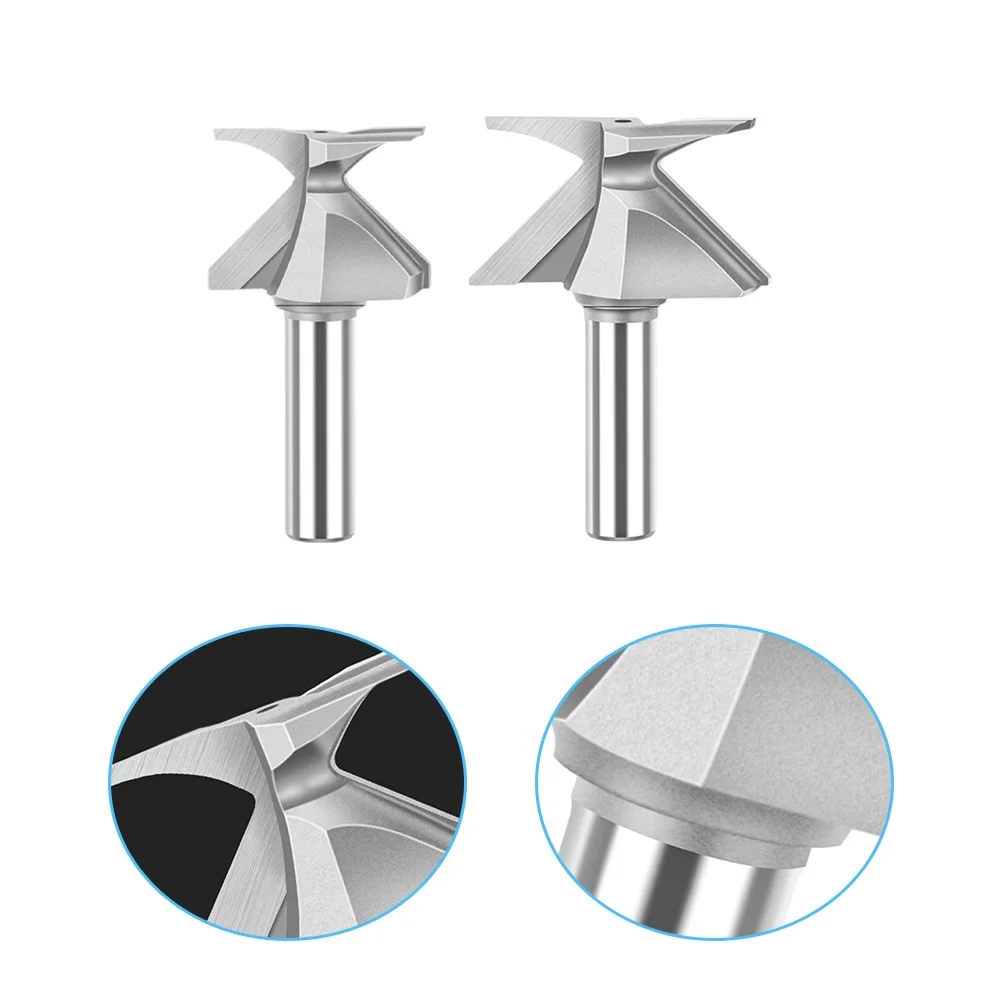 Architectural Woodworking 12.7mm Shank Router Bit Rabbeting Router Bit Furniture Making Smooth And Precise Curves