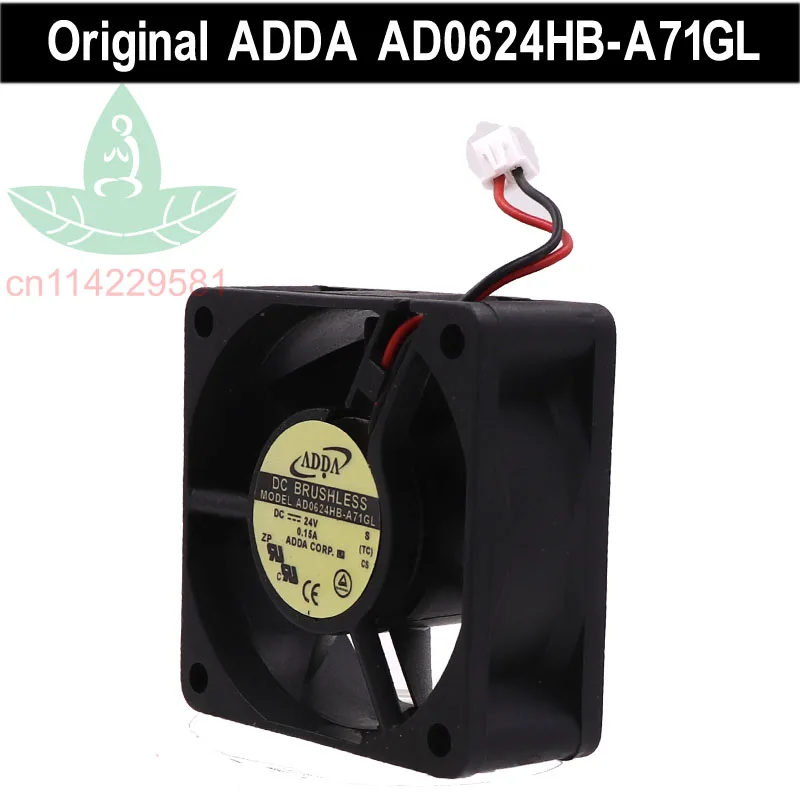 

New For ADDA 6025 AD0624HB-A71GL 24V 0.15A 6CM Inverter KEB Cooling Fan